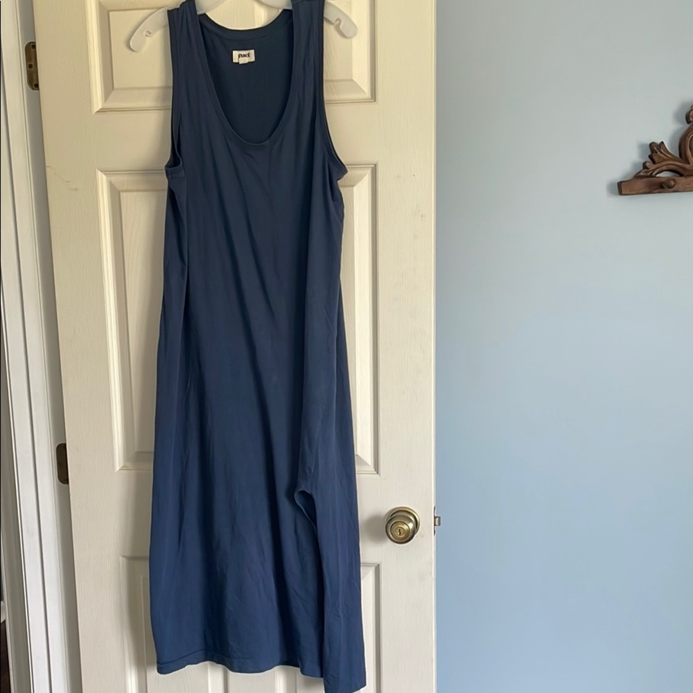 Pact Blue Maxi Dress